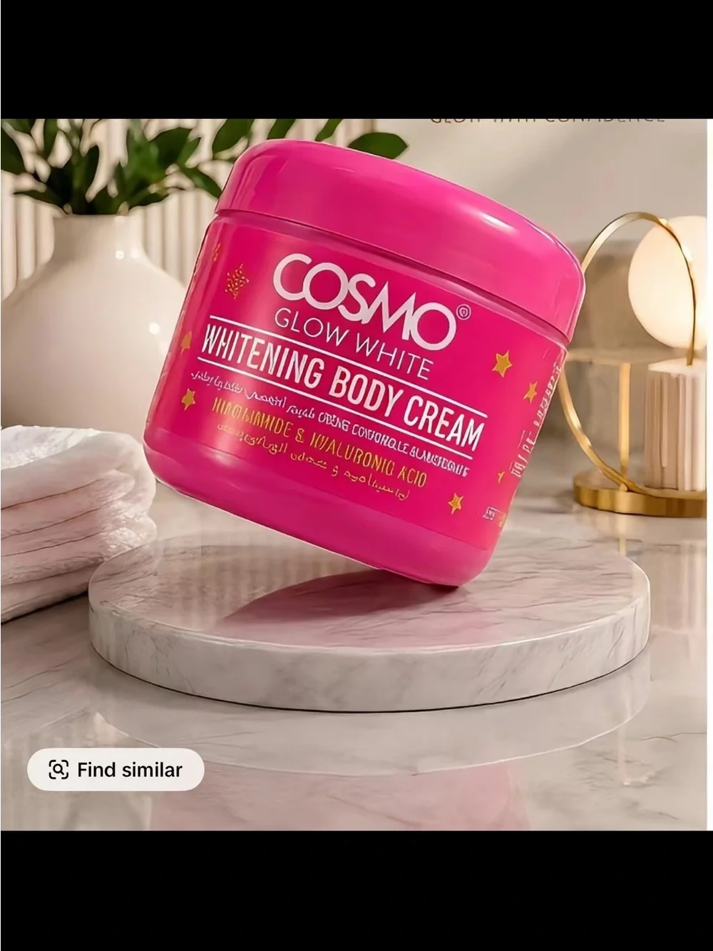 Glow White Whitening Body Cream — Pink